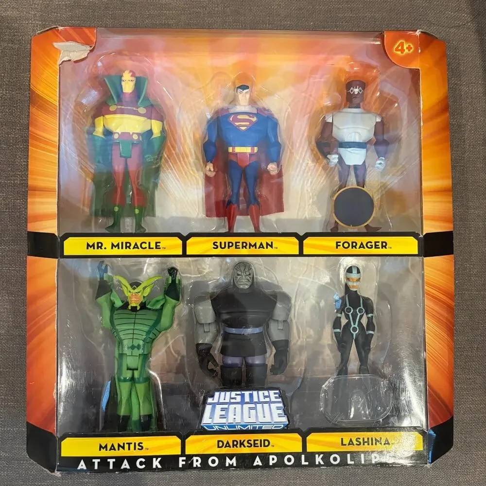Justice League Unlimited Attack from Apokolips Figure Set Darkseid Lashina BOX